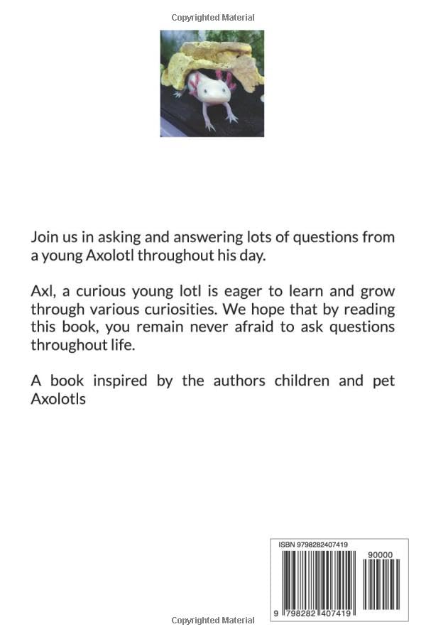 Axl asks a lot of questions - Paperback Book
